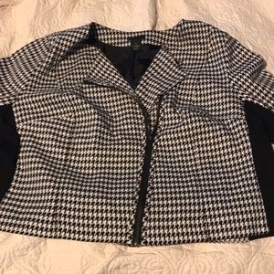 Houndstooth blazer